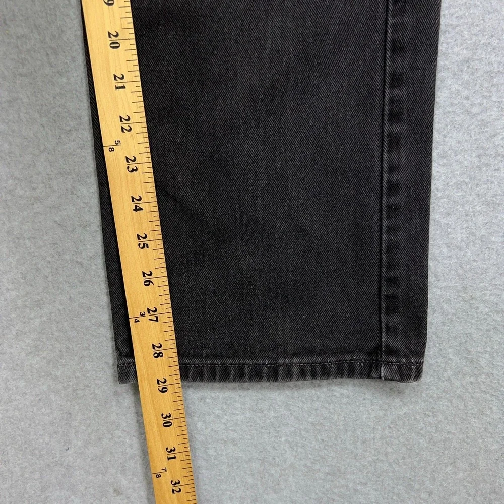Vintage Levi's 505 Jeans Men's 35x29 Black Fade Regular Fit Straight Grunge 2002